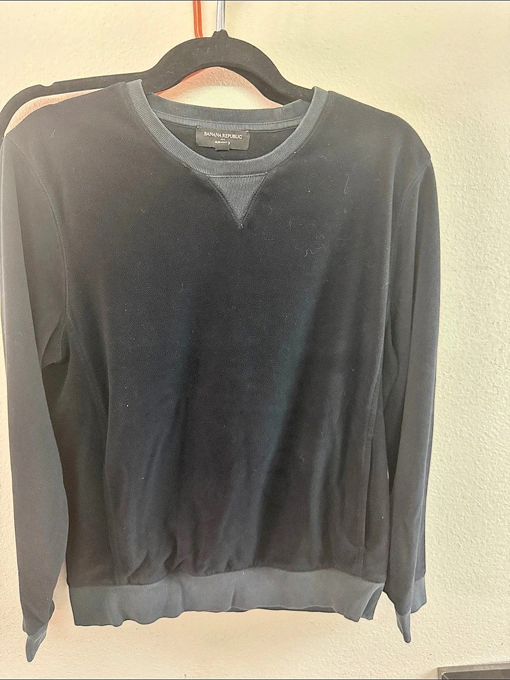 Banana Republic Black Pullover Sweatshirt Size Medium